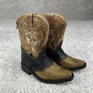 Alamos Cowboy Boots Western Kid's Baby Boots Size 1.5